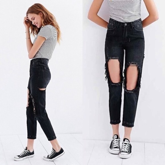 UNIF Denim - UNIF x Urban Outfitters Twerk Jeans in Black